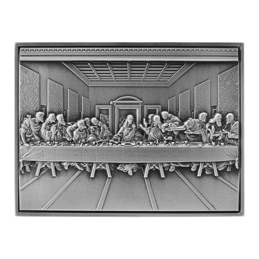 2021 The Last Supper by Leonardo Da Vinci 2 oz Silver Coin Precious