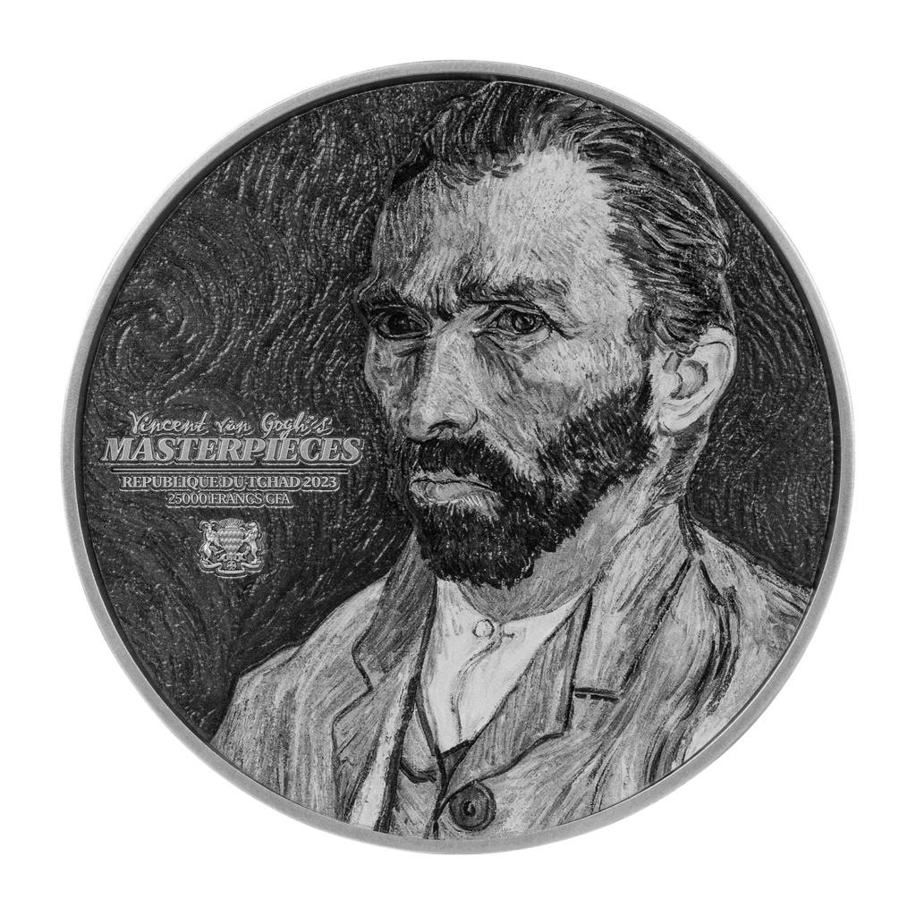 Vincent van Gogh’s Masterpieces 5 oz Silver Coin (Rotating Coin) Sold